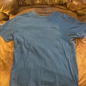 Patagonian XL Rainbow Trout T-shirt Blue